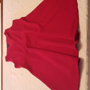 Torrid Red Textured Skater Fit N Flare Dress 1x